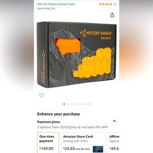 Mystery Ranch Game Bags